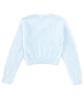 Chelsea & Violet Big Girls 7-16 Eyelash Sweater