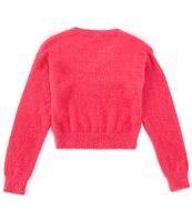 Chelsea & Violet Big Girls 7-16 Eyelash Sweater