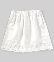 Chelsea & Violet Big Girls 7-16 Eyelet Hem Skirt