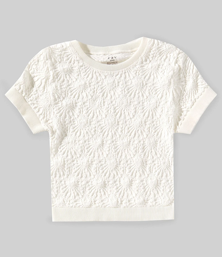 Chelsea & Violet Big Girls 7-16 Floral Seamless T-Shirt