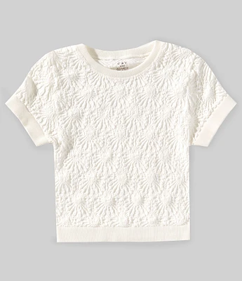 Chelsea & Violet Big Girls 7-16 Floral Seamless T-Shirt