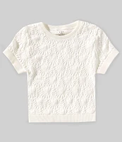 Chelsea & Violet Big Girls 7-16 Floral Seamless T-Shirt