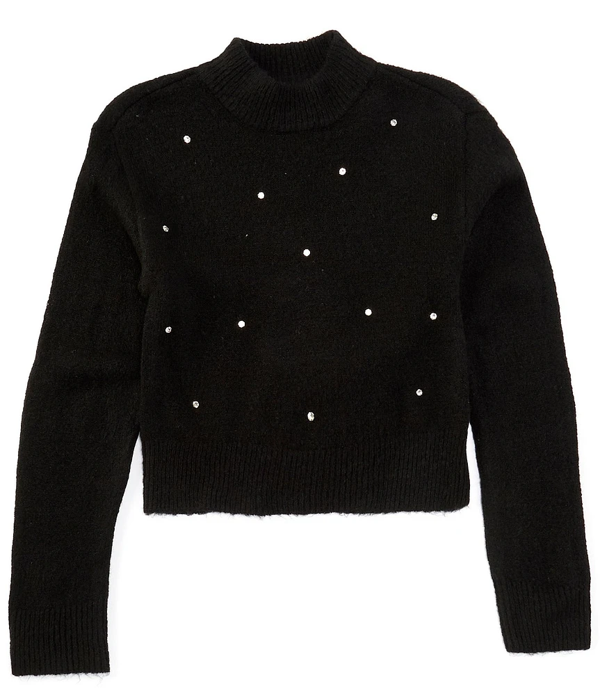 Chelsea & Violet Big Girls Rhinestone Sweater