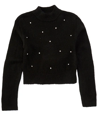 Chelsea & Violet Big Girls Rhinestone Sweater
