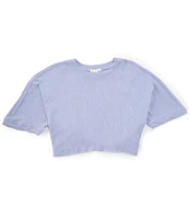 Chelsea & Violet Big Girls 7-16 Short Sleeve Knit Dolman T-Shirt