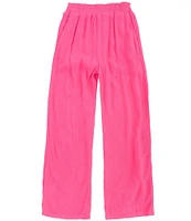 Chelsea & Violet Big Girls 7-16 Smocked Waist Wide Leg Pant