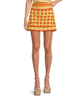 Chelsea & Violet Blossom Crochet Mini Coordinating Skirt