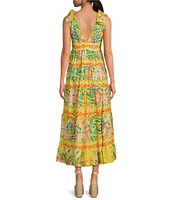 Chelsea & Violet Cecily V-Neck Sleeveless Maxi Dress