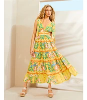 Chelsea & Violet Cecily V-Neck Sleeveless Maxi Dress