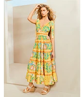 Chelsea & Violet Cecily V-Neck Sleeveless Maxi Dress