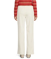 Chelsea & Violet Daisy Cutout Straight Leg High Rise Denim Jeans