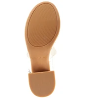 Chelsea & Violet Dazey Leather Two Band Platform Espadrille Sandals