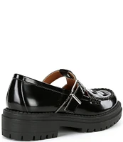 Chelsea & Violet Eleanor Shiny Mary Jane Loafers