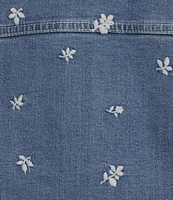 Chelsea & Violet Elliana Denim Floral Embordered Long Sleeve Coordinating Jacket