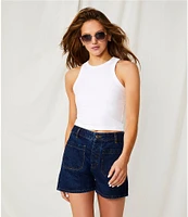 Chelsea & Violet Farrah Denim High Rise Shorts