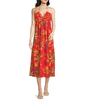 Chelsea & Violet Halter Sleeveless Maxi Turner Dress