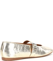 Chelsea & Violet Keelz Metallic Leather May Jane Flats