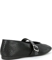 Chelsea & Violet Keelz Perforated Leather May Jane Flats