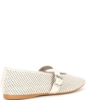 Chelsea & Violet Keelz Perforated Leather May Jane Flats