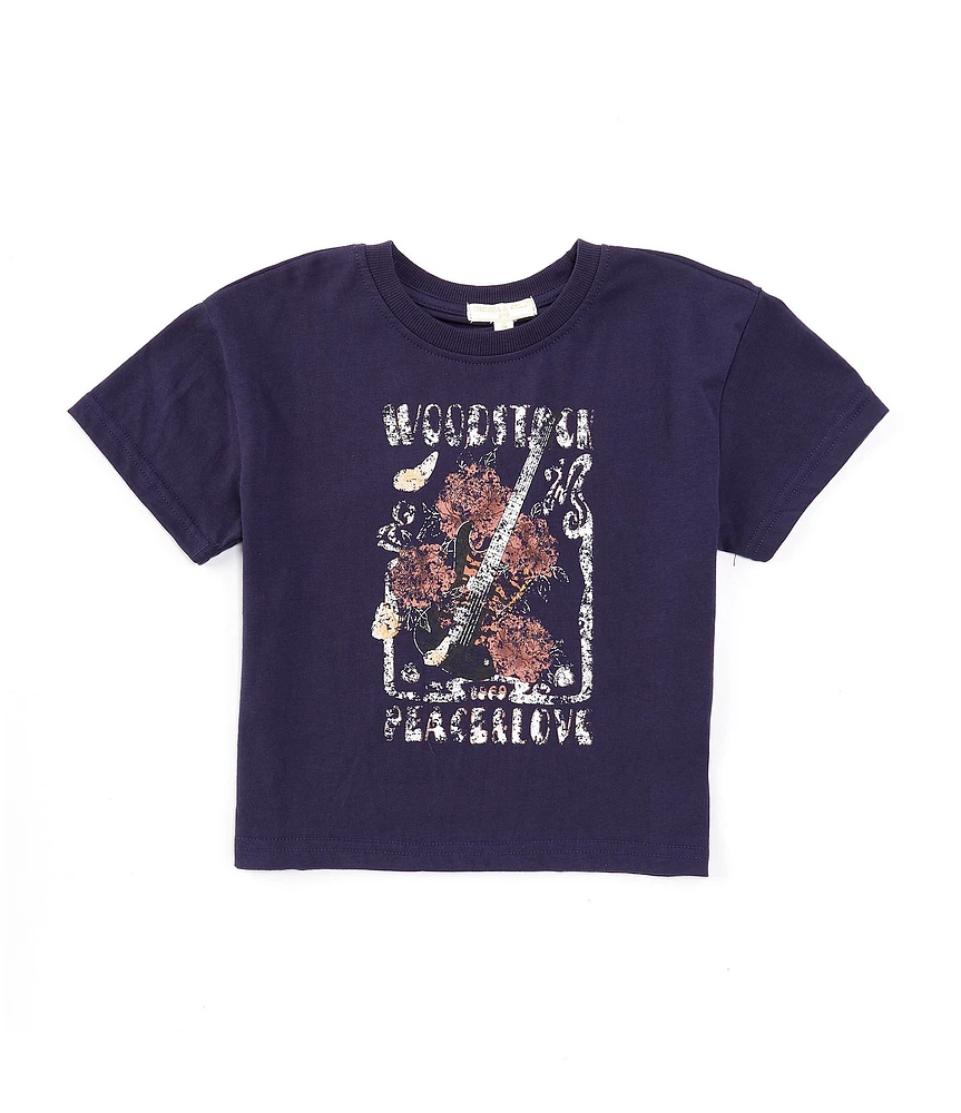 Chelsea & Violet Little Girls 2T-6X Oversized Woodstock Graphic T-Shirt