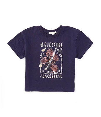 Chelsea & Violet Little Girls 2T-6X Oversized Woodstock Graphic T-Shirt