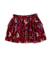 Chelsea & Violet Little Girls 2T-6X Floral Printed Tiered Mini Skirt