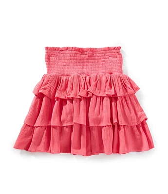 Chelsea & Violet Little Girls 2T-6X Smocked Tiered Ruffle Skirt