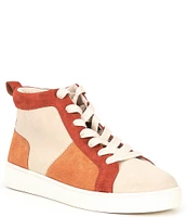 Chelsea & Violet Mac Colorblock Suede High Top Sneakers