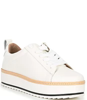 Chelsea & Violet Penny Leather Platform Lace-Up Sneakers