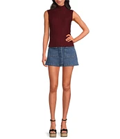 Chelsea & Violet Rosie Turtleneck Sleeveless Sweater