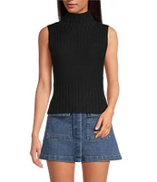 Chelsea & Violet Rosie Turtleneck Sleeveless Sweater