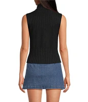 Chelsea & Violet Rosie Turtleneck Sleeveless Sweater