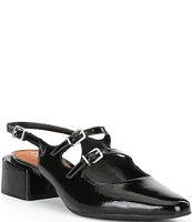 Chelsea & Violet Ruthie Patent Slingback Mary Janes