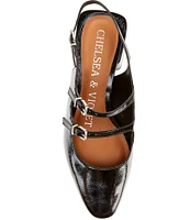 Chelsea & Violet Ruthie Patent Slingback Mary Janes