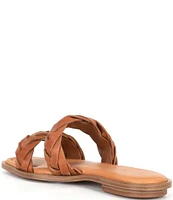 Chelsea & Violet Tarinne Leather Braid Flat Sandals