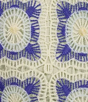 Chelsea & Violet Twiggy Square Neck Long Sleeve Crochet Lace Dress