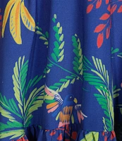 Chelsea & Violet Willow Printed V-Neck Sleeveless A-Line Dress