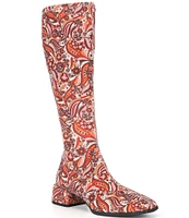 Chelsea & Violet Zayla Groovy Print Tall Boots