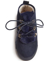 childrenchic Boys' Suede Lace-up Booties (Toddler)