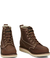 Chippewa Est. 1901 Men's Edge Walker Steel Toe Lace-Up Wedge Work Boots