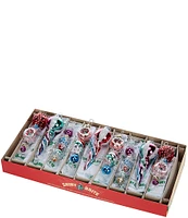 Christopher Radko Shiny Brite Christmas Dillard's Shape Icicles 9-Piece Ornament Set