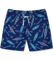 Chubbies Neon Lake Days Classic 5.5#double; Inseam Swim Trunks