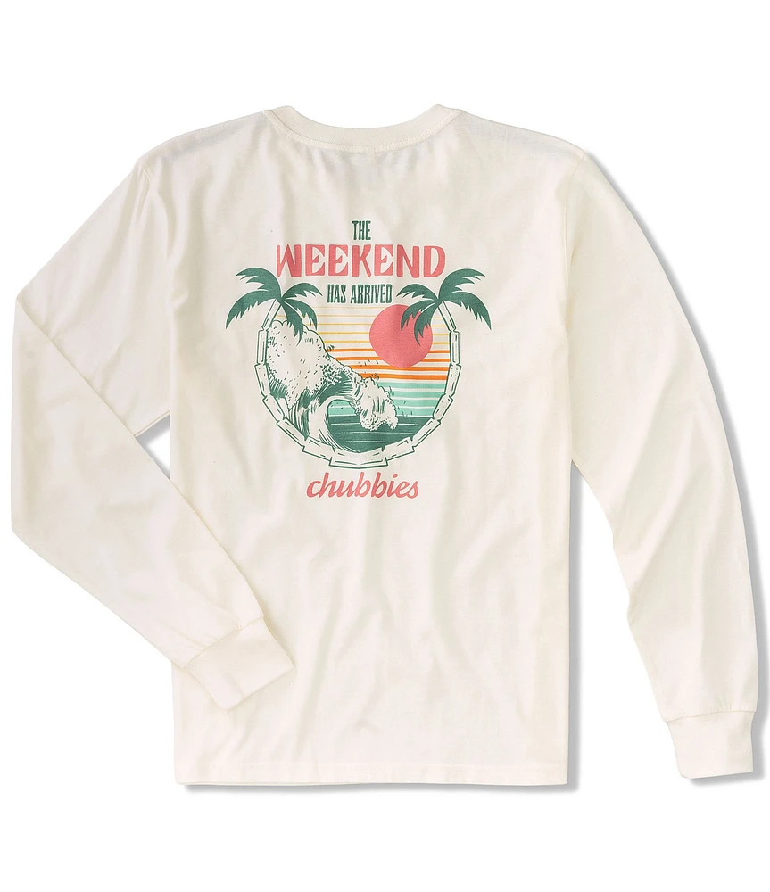 Chubbies 70s Sun Long Sleeve Graphic T-Shirt