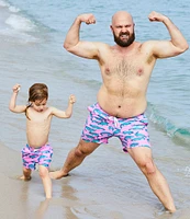 Chubbies Baby Boys 6-24 Month Family Matching Lil Glades Swim Trunks