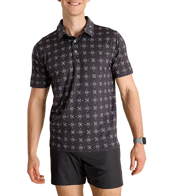 Chubbies Bandanarama Short Sleeve Perfomance Polo Shirt