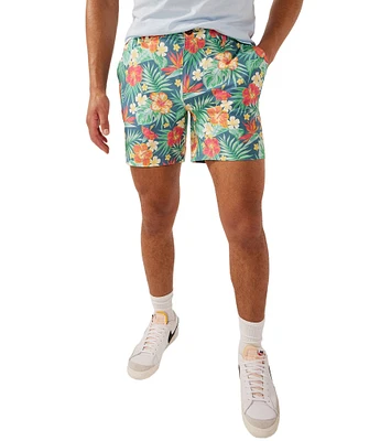 Chubbies Basils Everywear 6#double; Inseam Tropical Printed Shorts