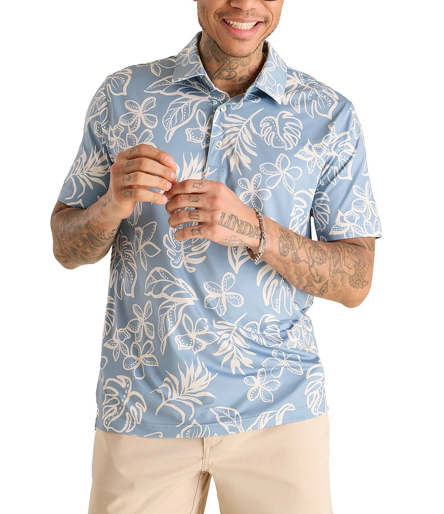 Chubbies Better Beleaf It Short Sleeve Performance Polo Shirt