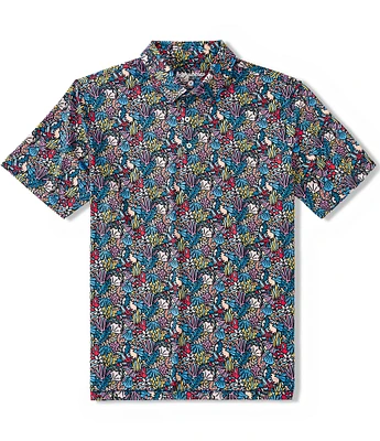 Chubbies Better Reef Explorer Short Sleeve Performance Polo Shirt