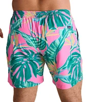 Chubbies Birds Of Paradise Tropical Print 5.5#double; Inseam Swim Trunks