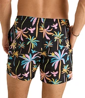 Chubbies Black Night Lights Printed 5.5#double; Inseam Swim Trunks